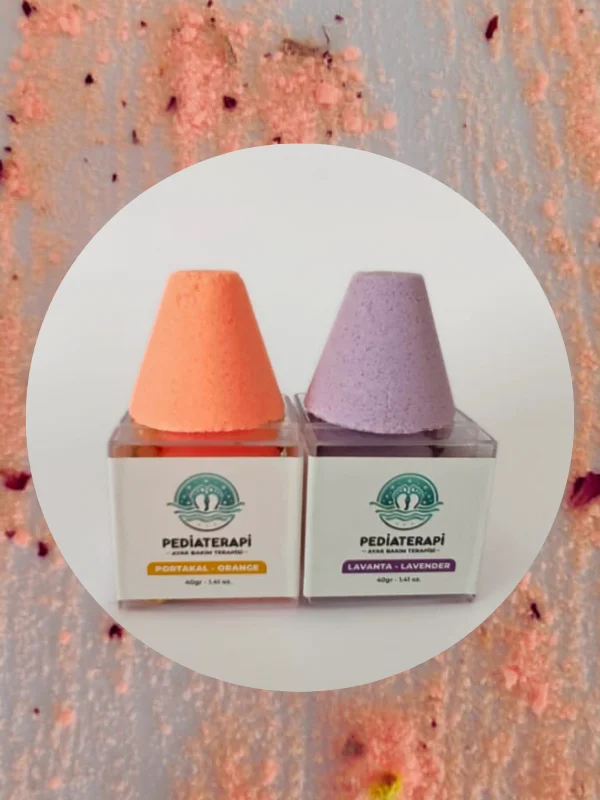 Pediaterapi Ayak Bakım Terapisi – Portakal ve Lavanta 2'li Set