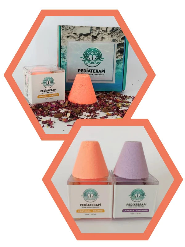 Pediaterapi Ayak Bakım Terapisi – Portakal ve Lavanta 2'li Set