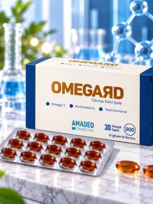 Omegard - Omega 3, Vitamin ve Mineral İçeren Takviye Edici Gıda