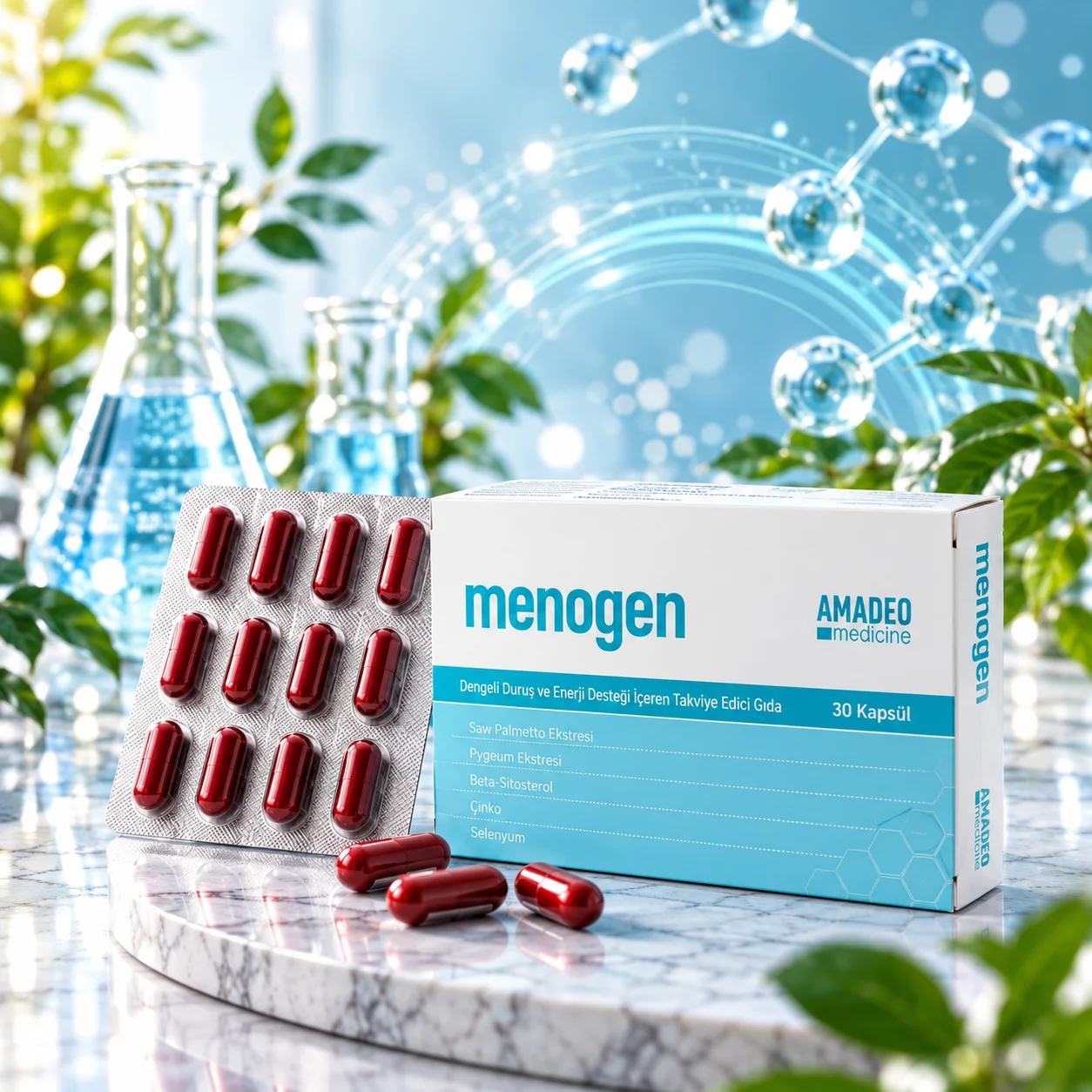 Menogen - Dong Quai ve Kohoş İçeren Takviye Edici Gıda